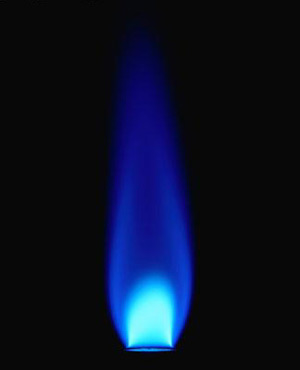 Gas flame image